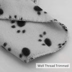 Comsmart Dog Blankets for Small Dogs, 6 Pack Puppy Blanket Cute Paw Print Pet - Image 3