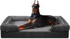 INVENHO Orthopedic Dog Bed for Extra Large Dogs, XXL Egg-Crate Foam Dog Couch by INVENHO