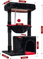 SYANDLVY Gothic Cat Tree with Coffin Bed - Image 2
