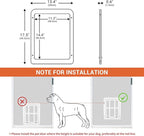 PETLESO Large Dog Door for Screen Door - Image 3