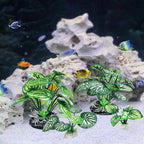 4PCS Aquarium Plants Betta Fish Tank Decorations Small Size Soft Faux Silk - Image 3