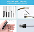 10PCS Flexible Drain Brush Straw Cleaner Brush Set, Pipe Cleaners Brush - Image 5