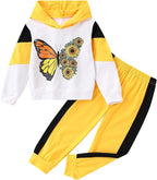 Toddler Baby Girls Clothes Long-sleeve Tie Dye Hoodie Sweatshirt Pants Hooded by Axumity