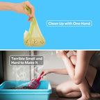 MYPIN Cat Litter Scooper with Holder, Cat Litter Shovel with Waste Can and - Image 6