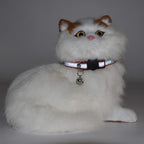 KUDES 3 PCS Breakaway Cat Leather Collars, Reflective Safety Buckle Kitten - Image 4