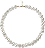 Chunky Pearl Dog Collar Large Breed, Adjustable Dog Necklace, Beaded Dog Collar - Image 7