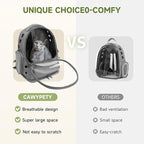Cat Backpack Carrier, Breathable Cat Carrier Large Space Bubble Pet Backpack - Image 2