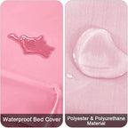 DUJUIKE Waterproof Bed Cover for Dog and Cats, Pet Hair Resistant Bed Sheet - Image 2