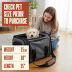 Soft Sided Pet Carrier for Small Dogs & Cats up to 9 Lbs - Image 4