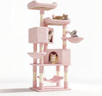58" Cat Tree Tower for Indoor Cats, Top Perch, Dangling Ball & Cat Condo by Unknown