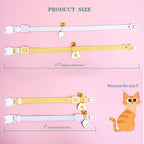 2 Pack Star Cotton Breakaway Cat Collars - Image 2
