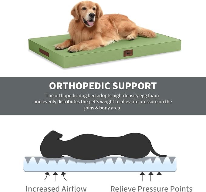 Outdoor Extra Large Dog Bed, Jumbo Waterproof Dog Bed - Image 3
