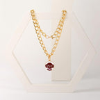 HOWWFALY Dog Collar and Cat Chain Necklace Stainless Steel Adjustable 18K Gold - Image 7