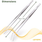 VORESTIC Straight and Curved Aquarium Tweezers Set 18 Inch, Stainless Steel - Image 2