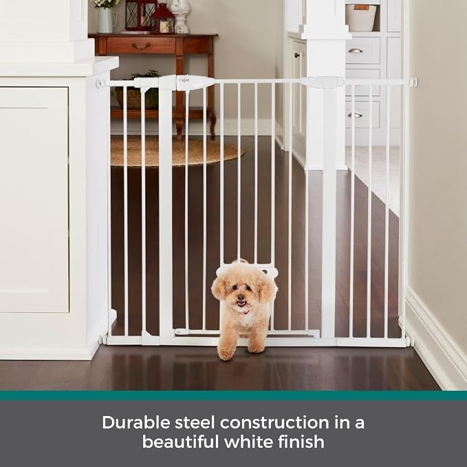 MYPET North States Extra Tall & Wide Walk Thru EasyPass Pet Gate - Image 6