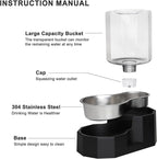 Sfozstra Large Dog Water Dispenser: 5L Automatic Gravity Water Feeder - Image 4