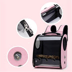 Bird Carrier Clear Parrot Outing Backpack APET Transparent Acrylic Bird Travel - Image 3