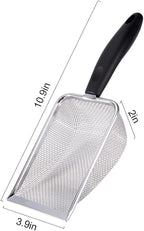 3PCS Cat Litter Scoop, Reptile Stainless Steel Fine Mesh, Litter Cleaner Corner - Image 5