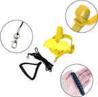 Dnoifne Pet Parrot Bird Harness and Leash, Adjustable Training Design Anti-Bite - Image 4