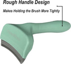 Pet Deshedding Tool with Curve Blade, Cat Grooming Brush, Tight V-shaped Teeth - Image 4