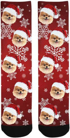 Custom Face Socks, Personalized Dog Lover Pet Photo Picture on Socks Unisex - Image 3