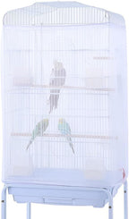 Birdcages Mesh Net Skirt Cover Reusable Stretchy Bird Cage Seed Catcher by ZARSIO