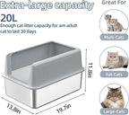 Stainless Steel Cat Litter Box - Image 2