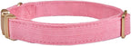 Soft Cotton Dog Collar with Metal Buckle Adjustable Heavy Duty Comfy Corduroy - Image 3