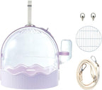 Clear Pet Carrier Travel Cage by Unknown