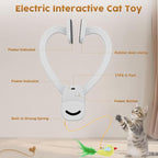 Interactive Cat Toys for Indoor Cats: Automatic Flying Bird Feather Wand Chase - Image 5