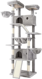 SHA CERLIN 81in Multi-Level Tall Cat Tree Tower - Image 9