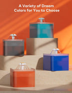 Cat Water Fountain Orange Cute: Waterfall Cat Fountain - 67oz/2L Quiet Water - Image 2