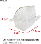 4 Pack Bird Feeders for Cage No Mess Parakeet Food Bowl - Image 4