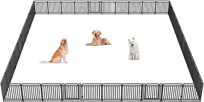 New Thickened Version Dog Playpen, 32 Inch Dog Fences by XDPET