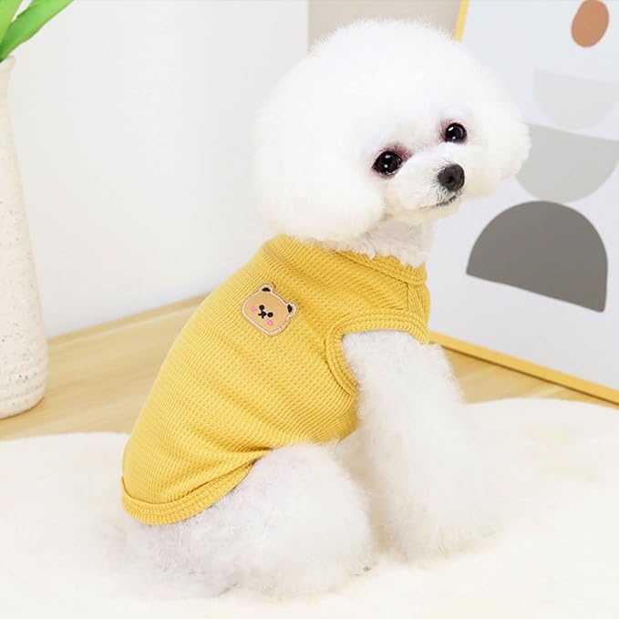 Fleece Cotton Dog Winter Warm Soft, Lightweight, Breathable Pet T-Shirts & - Image 5