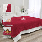 Waterproof Blanket for Beds – Ideal for Couch & Pets Splash Proof Sherpa Throw - Image 3