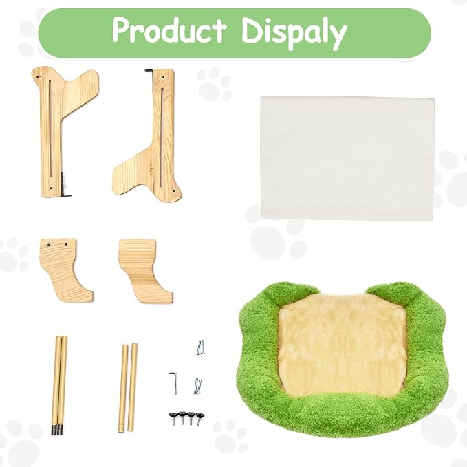 cat Window Perch for Indoor Cats Large Window Hammock - Image 9
