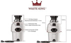 Waste King Garbage Disposal for Kitchen Sink - Image 4