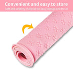 Ptlom Pet Placemat for Dog and Cat, Waterproof Non-Slip Silicone Feeding Bowl - Image 9