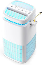POMORON 4-in-1 Air Purifiers for Home, Air Ionizer Negative Ion Generator by POMORON