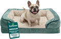 Furhaven Memory Foam Dog Bed for Medium/Small Dogs w/ Removable Bolsters & by FurHaven