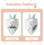 Personalized Dog Bandana Easter Custom Pet Scarf - Image 2