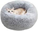 BODISEINT Modern Soft Plush Round Pet Bed by BODISEINT