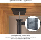 unipaws 75" High Extra Tall Cat Gate, Auto Closing and No Drilling Safety Gate - Image 3