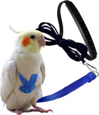 Dnoifne Parrot Harness and Leash, Adjustable Training Design Anti-Bite by Dnoifne