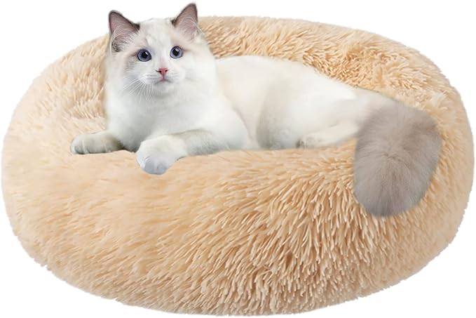 Nisrada Cat Beds for Indoor Cats, 20 Inch Dog Bed for Small Melium Large Dogs by Nisrada