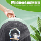DONGKER Bird Parrot Cage Cover, Polyester Rain-Proof Blackout Birdcage Shade - Image 5