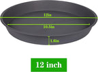 2 Pack of Bird Bath Bowl 12", 1.6" Depth, 10 12 inch Birdbath Bowls Dish Only - Image 2
