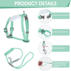 TIESOME Cat Harness and Leash Set, Adjustable Gradient Kitten Harness Escape - Image 4
