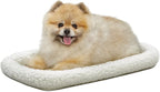 MidWest Homes for Pets QuietTime XS Dog Bed – White Fleece Bolster, Ultra-Soft by MidWestHomesForPets